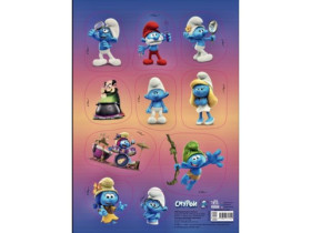 Смурфи. Набір наліпок. Стікер-пак. Скажені (24)