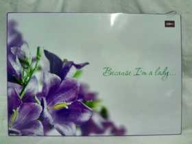 470246 Подложка для стола "Because I am a lady" 50*35см L5824