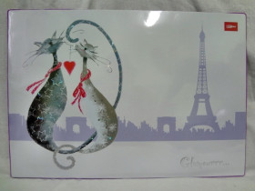 470247 Подложка для стола "Glamour cats" 50*35см L5913