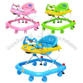 Ходунки M 0590 (6шт) розовые,голубые, зеленые