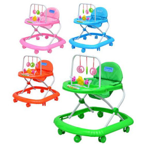 Ходунки M 0591 (7шт) розовые,голубые, зеленые, оранжевые, красные