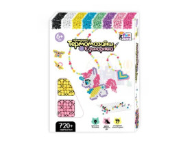 Термомозаїка 59502 (72) "4FUN Game Club", “Єдиноріжки”, 720+ намистин, в коробці