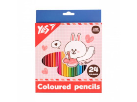 Олівці кольорові Yes 24 кол. "Line Friends. Cony" 290742