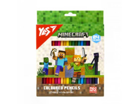 Олівці кольорові Yes 24 кол. "Minecraft" 290770