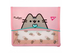 Папка для зошитів YES пласт. на резинці В5 "Pusheen" 492306