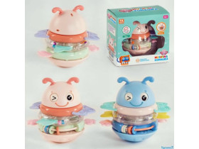 Музична бджілка 96448 (24) “TK Group", УКР МОВА, пісні, пірамідка, прорізувач,брязкальце