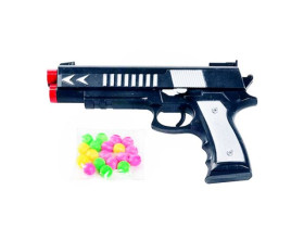 Пистолет 001 (240шт) шарики, в кульке, 29-16-3см