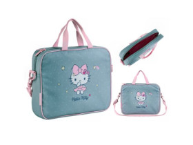 Шкільна текстильна сумка Kite A4, 1 відділення, HK25-589-1 Hello Kitty