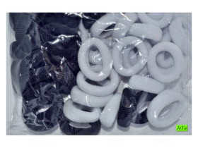 Резинка 01-68 махра біла 50шт