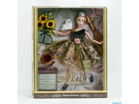 Лялька Лілія ТК - 14074 (48/2) "Принцеса Веснянка", улюбленець, аксесуари, в коробці