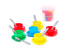 Чайний набір в відерку 0083 (18шт)