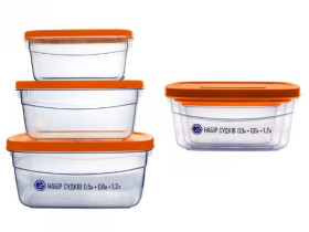 95 Набір судків 0,5+0,8+1,2 л (30шт)