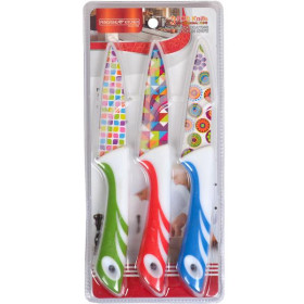 Набір кольорових ножів 3шт 11*24 см U3-3205