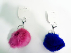 Брелок пушок искуств. (12шт)