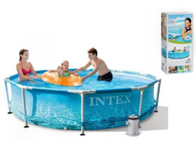 Басейн каркасний 28208 Intex 305*76см, насос-фільтр, 4485л (1шт)