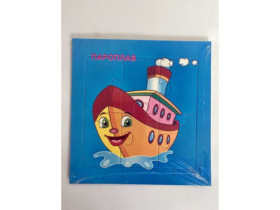 S Пазл в рамці 6 деталей 15,5*16см