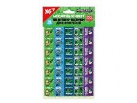 Наліпки-оцінки Yes "Minecraft 2", квадратні 955401