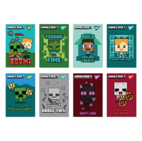 Блокнот YES А7/48 кл клей YES Minecraft (40шт) 152110