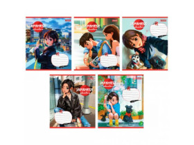 Зошит 18 арк., клітинка, "1 Вересня", Japanese Adventure (25/400), арт. 766959