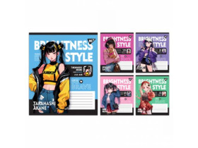 Зошит 24арк, у клітинку,Yes, Brightness style (20/320) 767757