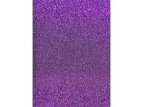 Фоаміран 1.3мм А4 ГЛІТЕР GL-EVA-1,3-044 фіолетовий 5 арк
