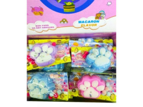 Таба лапка з блискітками #40/302 сквіш антистрес 7сm (28шт)