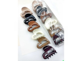 Краб для волосся "Брауні", арт. 02-13 (12 шт.)