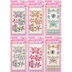 Наклейка камні "С" 1247-5 (12шт)