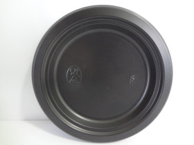 Тарілка одноразова, 260 мм, чорна, PL PREMIUM (10 шт.)