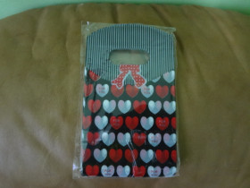 Пакет з ажурною ручкою, 9×15 см (50 шт.)