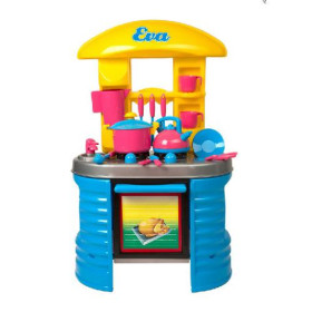 04-404 Кухня с посудой, кастрюля, чайник (2шт)