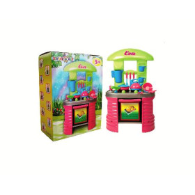 04-405 Кухня с посудой, сковорода, чайник (2шт)