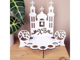 Підставка під 7 яєць та паску Церква 823