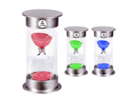 Годинник пісочний, 10хв, 13см, пластик+скло, 2753-18, 7-18, 577142