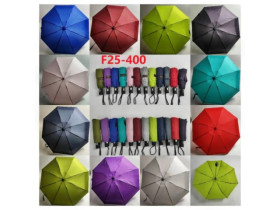 Парасолька механічна 25-400 кольорова кишенькова 4складання 23см 8 спиць діаметр 94см "Fiaba"