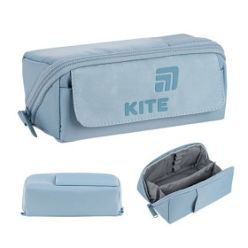 Пенал Kite K26-2702-2 сіро-блакитний