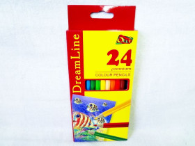 Карандаши 410-24 "DreamLine" 24цв. (6/120)
