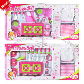 Посуда NF 2884/2886-1 (12шт) 2 вида,плита,шапка повара,фартук,в кор-ке, 71-36,5-6см