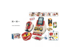 Касовий апарат 668-93 (24шт) бат,підсв,18 предм.34*17*20см