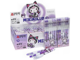 Ручка "пише-стирає" 3814А синя (12шт/144)