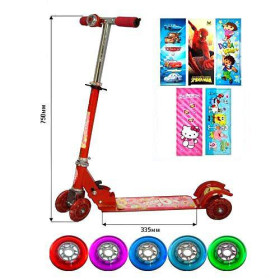 Скейт MS 0324 (12шт) 6 видов, ПВХ колеса, пласт. подвеска, 43-13см