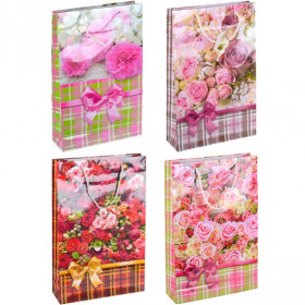 Сумка 5015 подарункова "РОЗА" 25*39*8см (12шт)