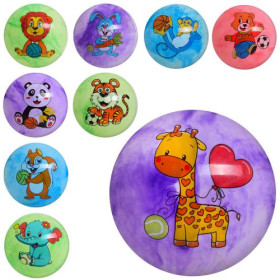 Мяч MP 0466 (72шт) футбольный, 5 цветов, 20см