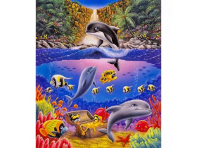 30397 Картина за номерами, пензлик+фарби 40*50см