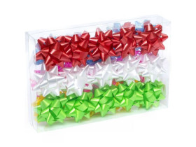 Набір подарункових бантиків, 13-8 см, кольорові (30 шт.)