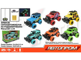 Машина р/к  арт. AP8842B АВТОПРОМ (72шт/2) батар.,світ.,короб. 21*12,5*10см
