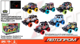 Машина р/к арт. AP8843 АВТОПРОМ (72шт/2)  акум.,світ.,короб. 21*12,5*10см