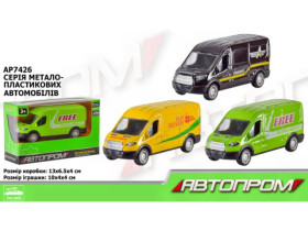 Машина метал АВТОПРОМ AP7426 (96шт/2)  коробка 13*4*11см