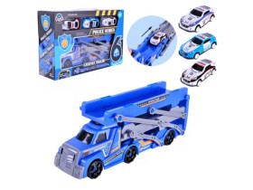 Трейлер-трек Y2140 АВТОПРОМ (72шт/2) машинки,коробка 27,5*17,5*7,5см