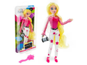 Лялька Emily Grace KH24/003 в стильному сучасному вбранні, аксес, короб. 16,4*37,5*5